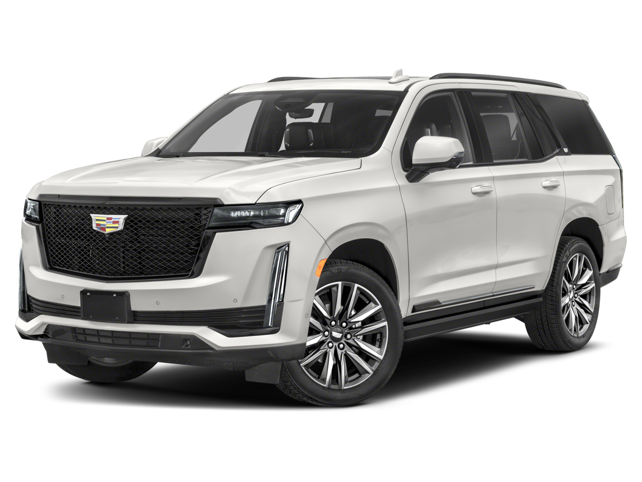 2023 Cadillac Escalade Sport in Galactic Gray Metallic — front three-quarter view
