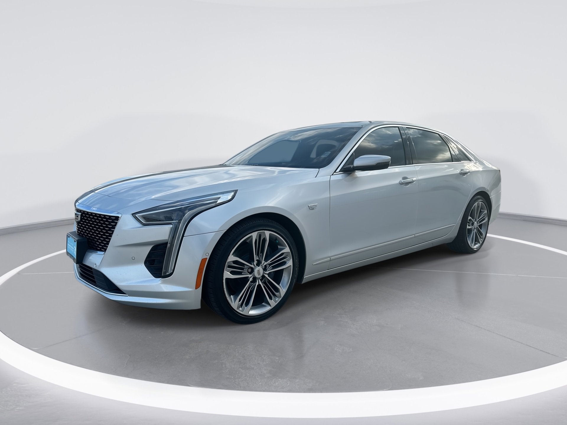 2020 Cadillac CT6 3.6L Premium Luxury in Radiant Silver Metallic — front three-quarter view