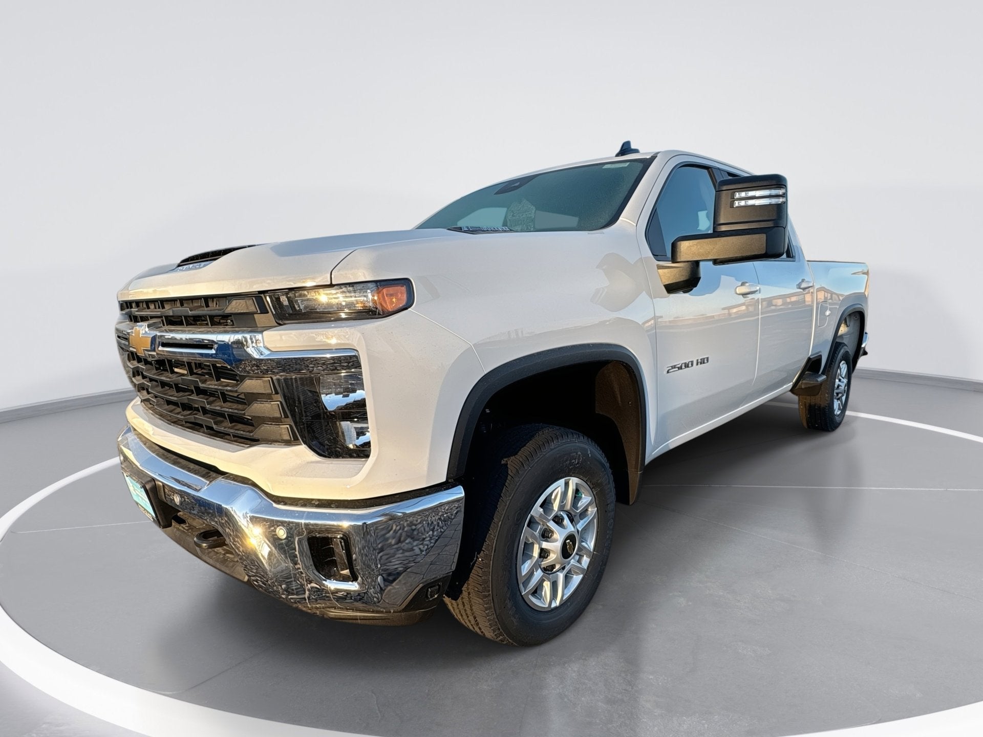 2026 Chevrolet Silverado 2500 HD LT in Summit White — front three-quarter view