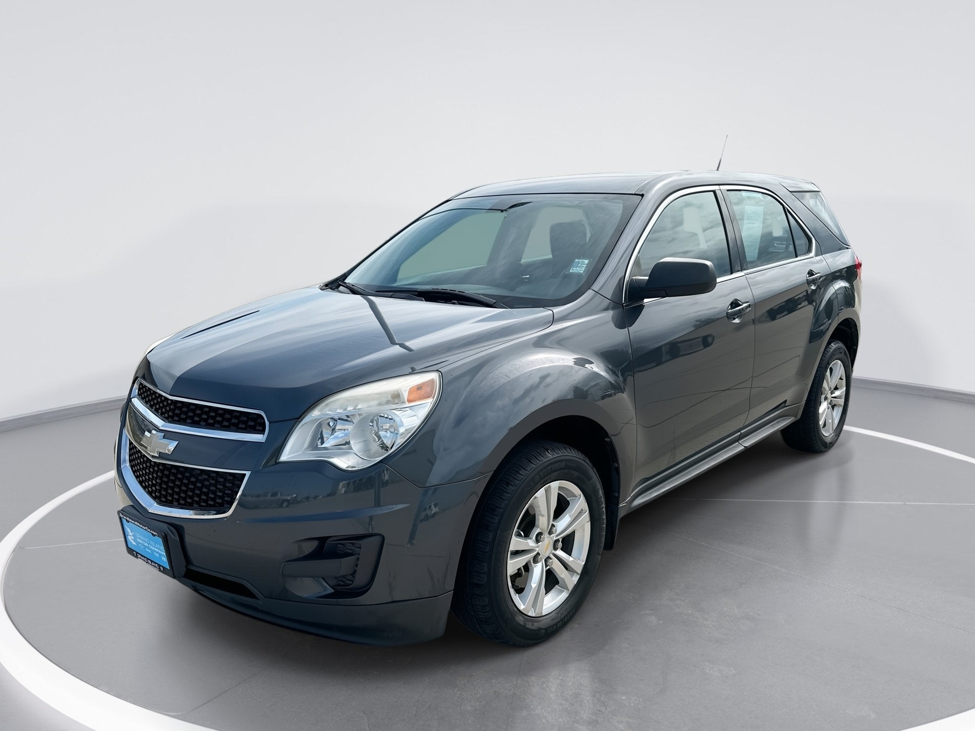 2011 Chevrolet Equinox LS in Cyber Gray Metallic — front three-quarter view