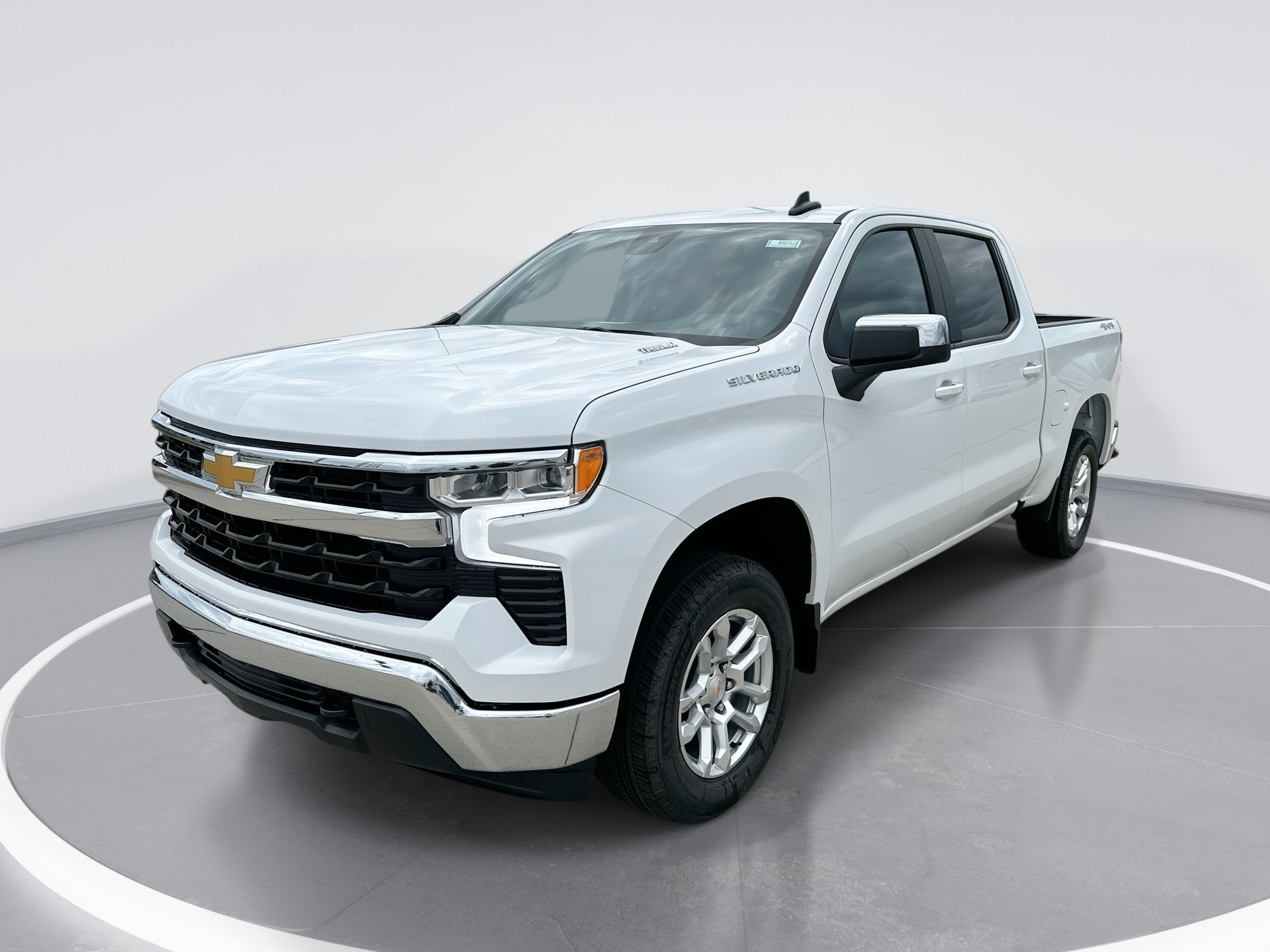 2026 Chevrolet Silverado 1500 LT (2FL) in Summit White — front three-quarter view