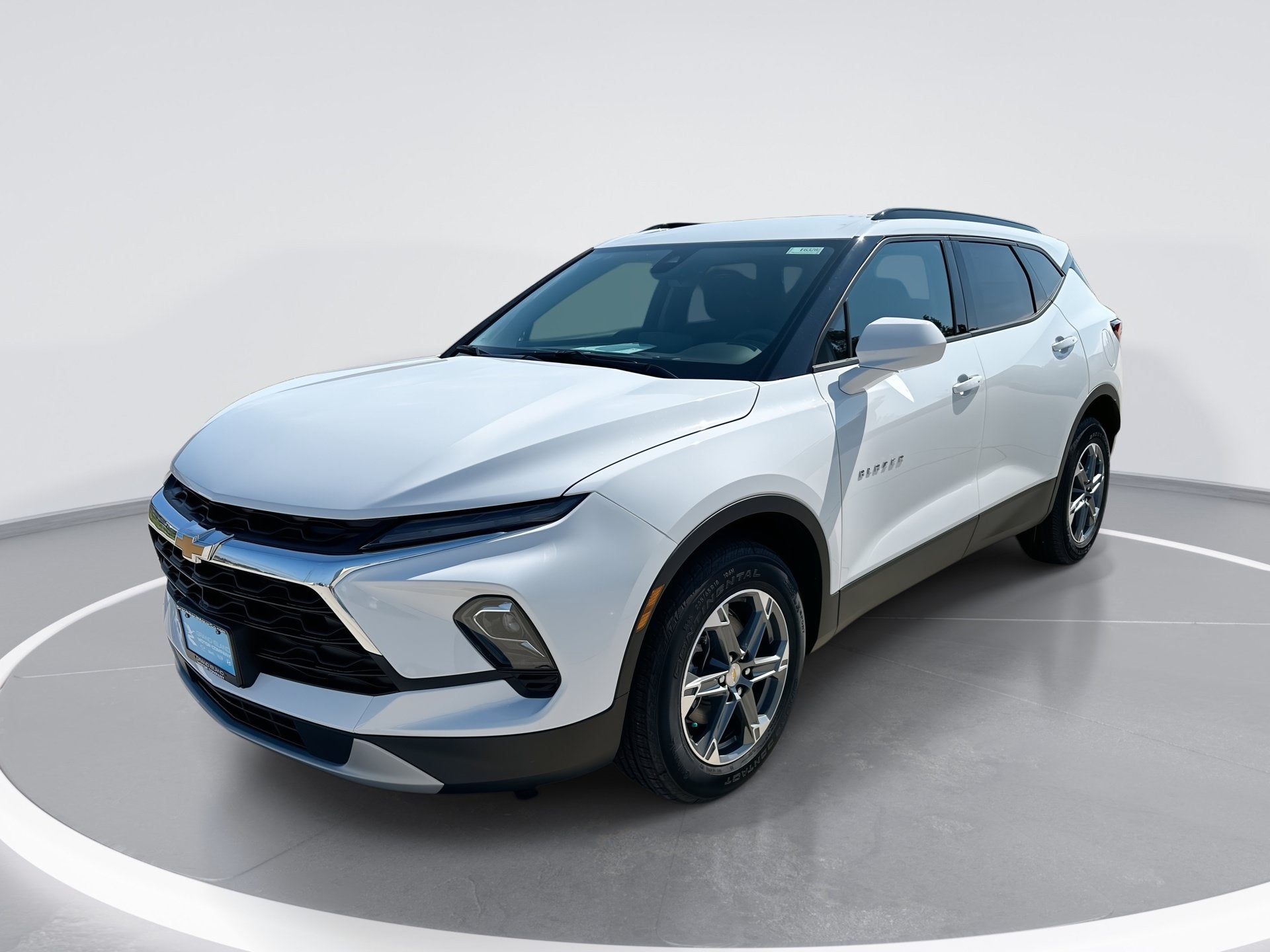 2026 Chevrolet Blazer 2LT in Summit White — front three-quarter view