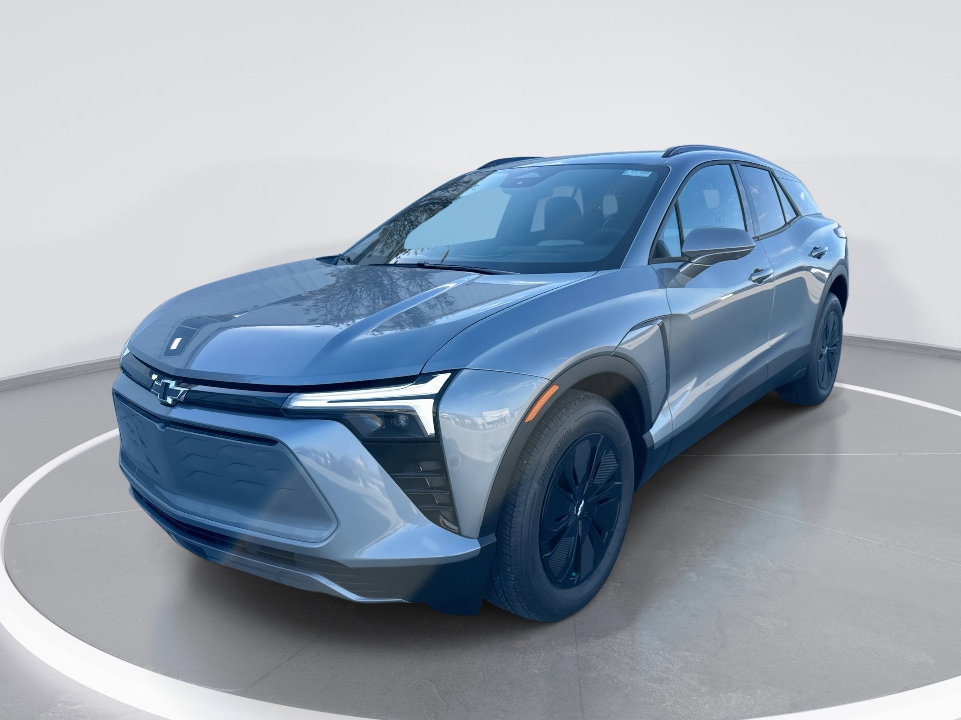 2026 Chevrolet Blazer EV LT in Sterling Gray Metallic — front three-quarter view