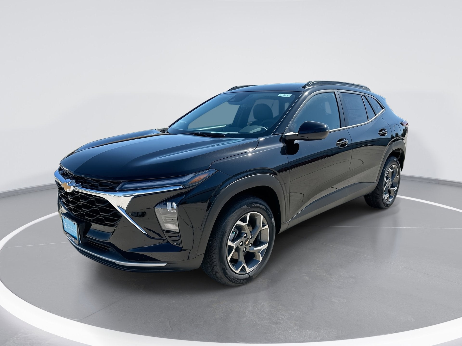 2026 Chevrolet Trax LT in Mosaic Black Metallic — front three-quarter view