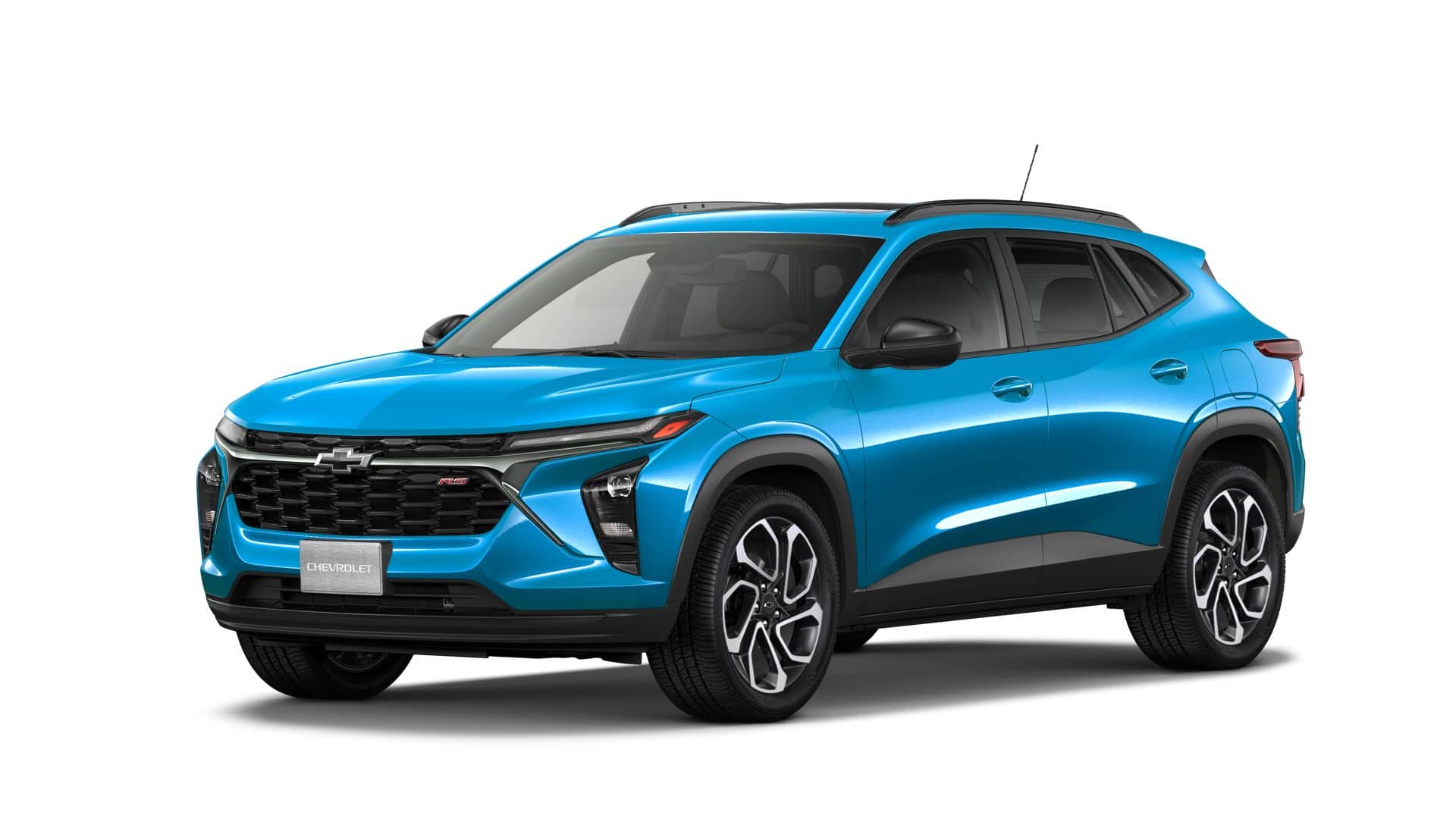 2026 Chevrolet Trax 2RS in Marina Blue Metallic — front three-quarter view