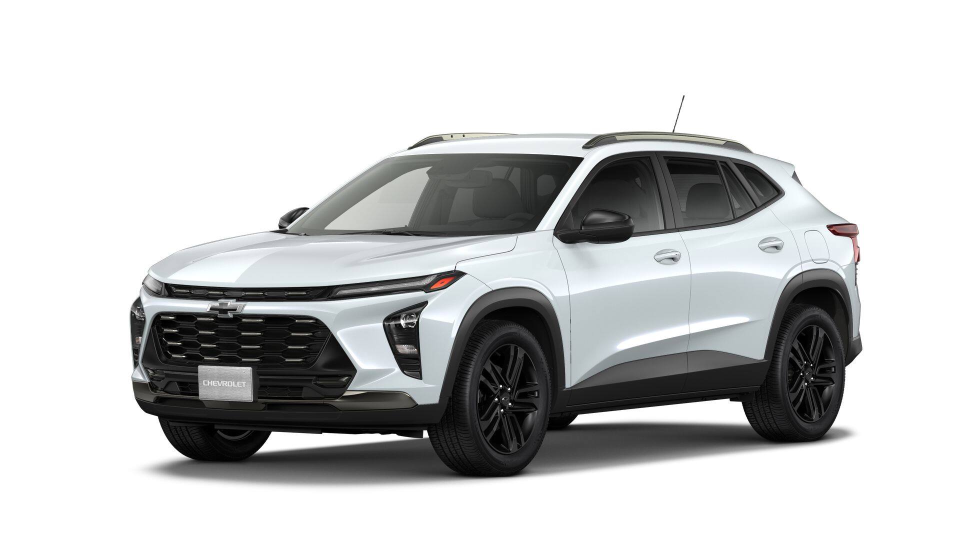 2026 Chevrolet Trax ACTIV in Summit White — front three-quarter view