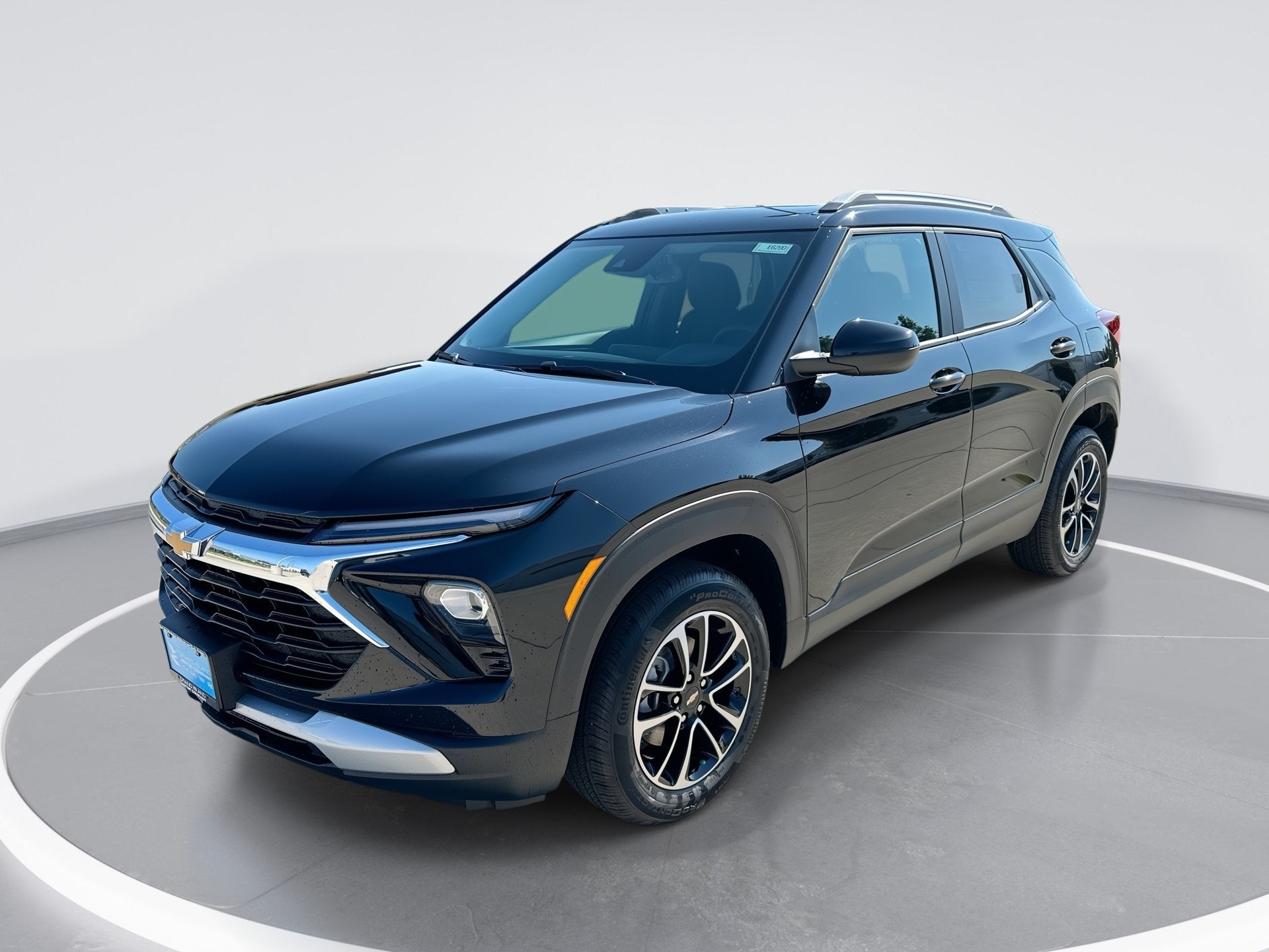 2026 Chevrolet Trailblazer LT in Mosaic Black Metallic — front three-quarter view